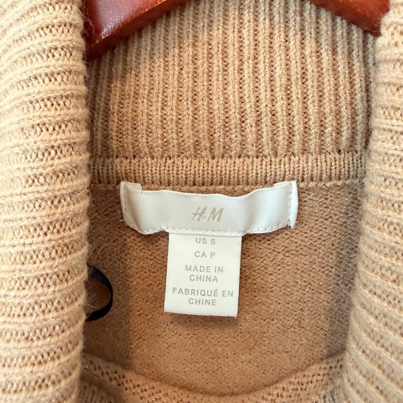 H&M Camel Cowl Neck Sweater - Picture 3 of 5